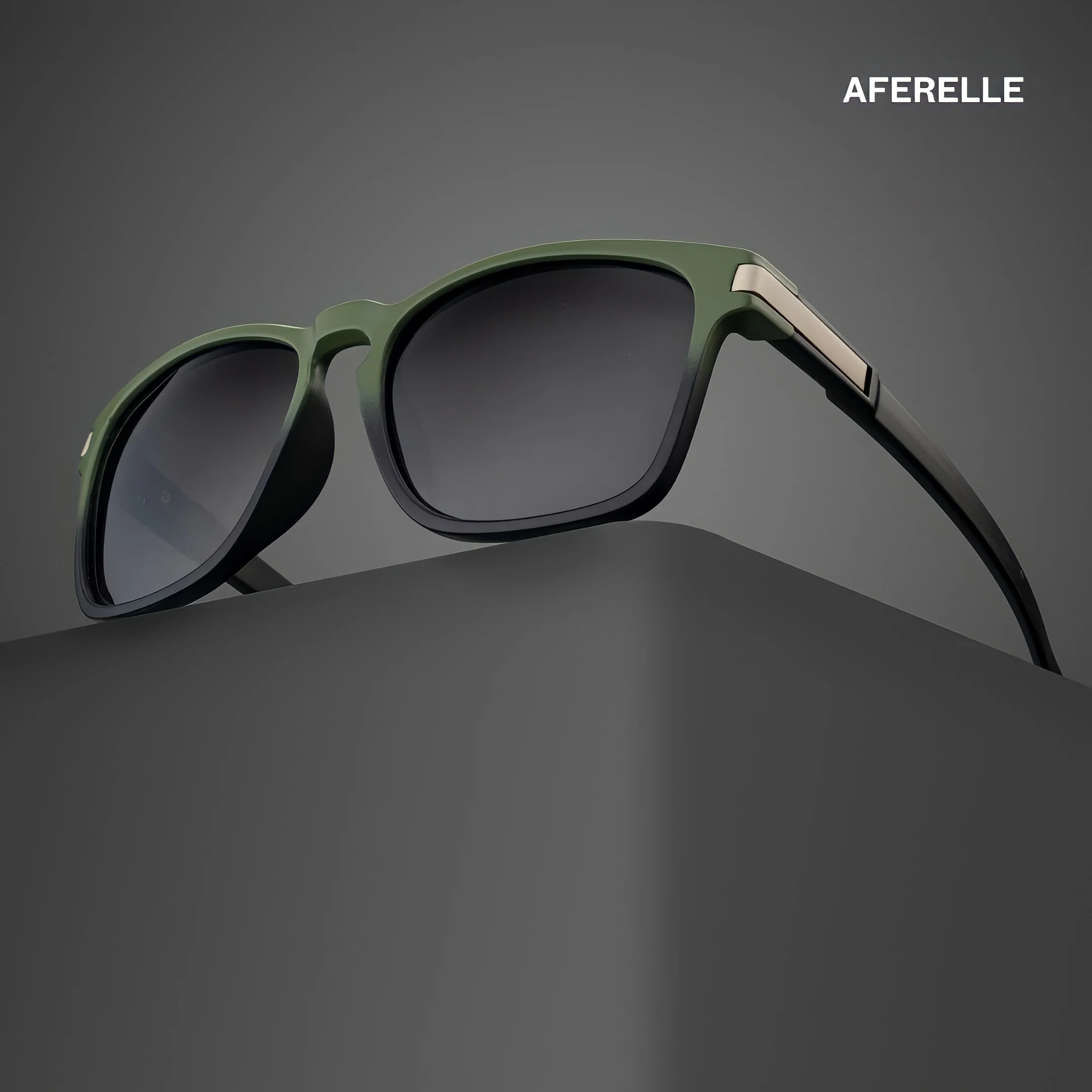 THE PRODUCER | Polarized Army Green Unisex UV400 HD Pro Sunglasses  For Biking Running Sports Adventure