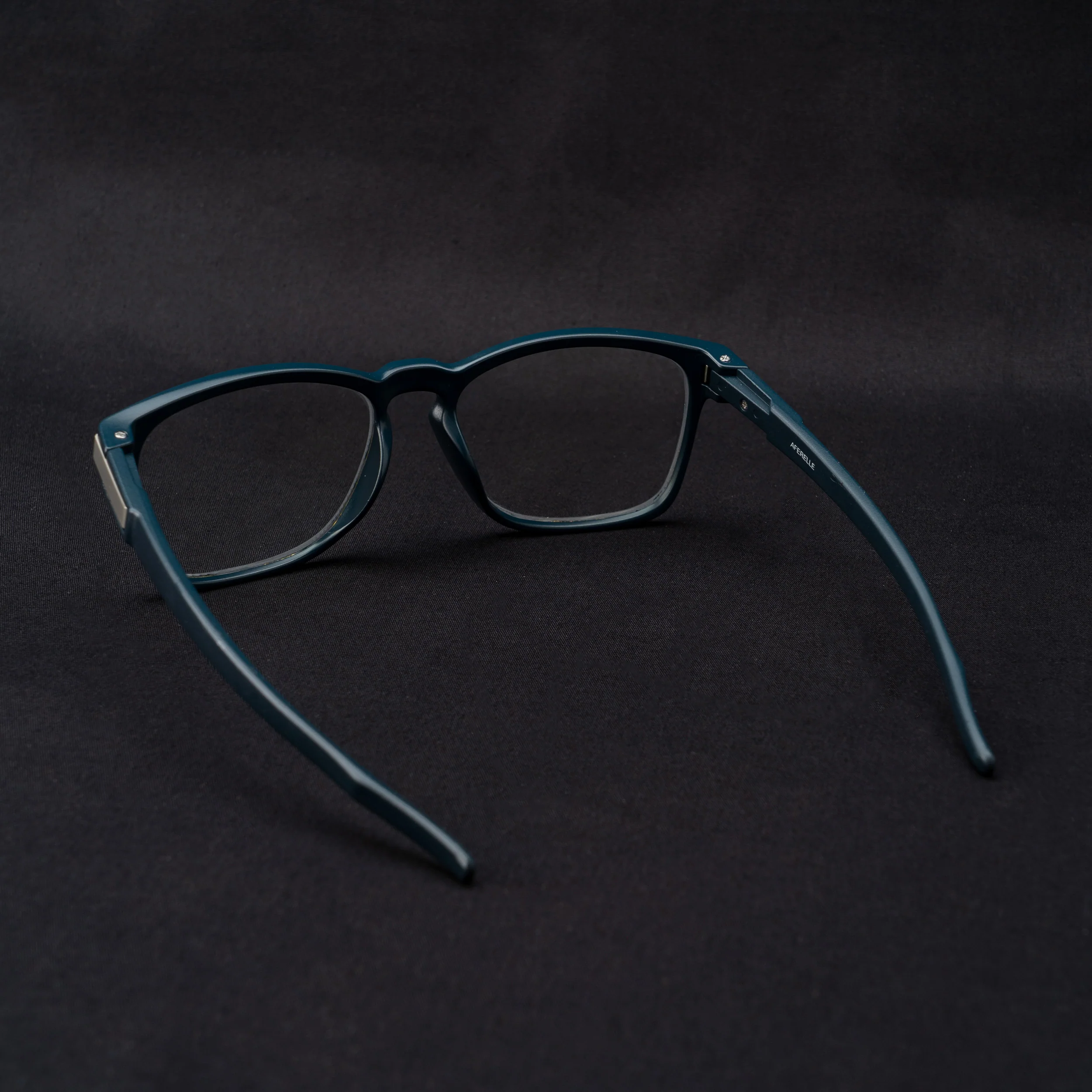 Retro Classic blue frame screen glasses - Image 4