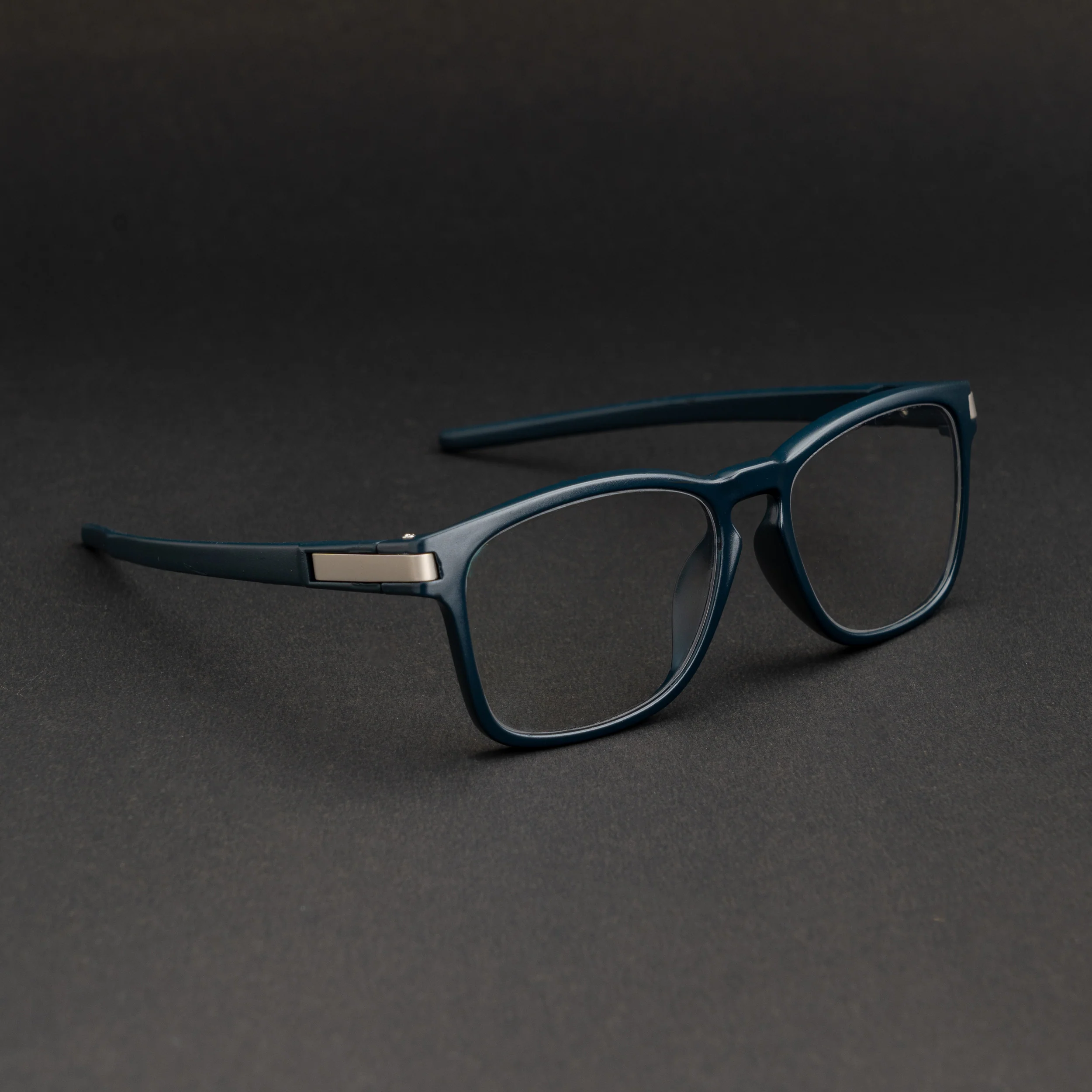 Retro Classic blue frame screen glasses - Image 5