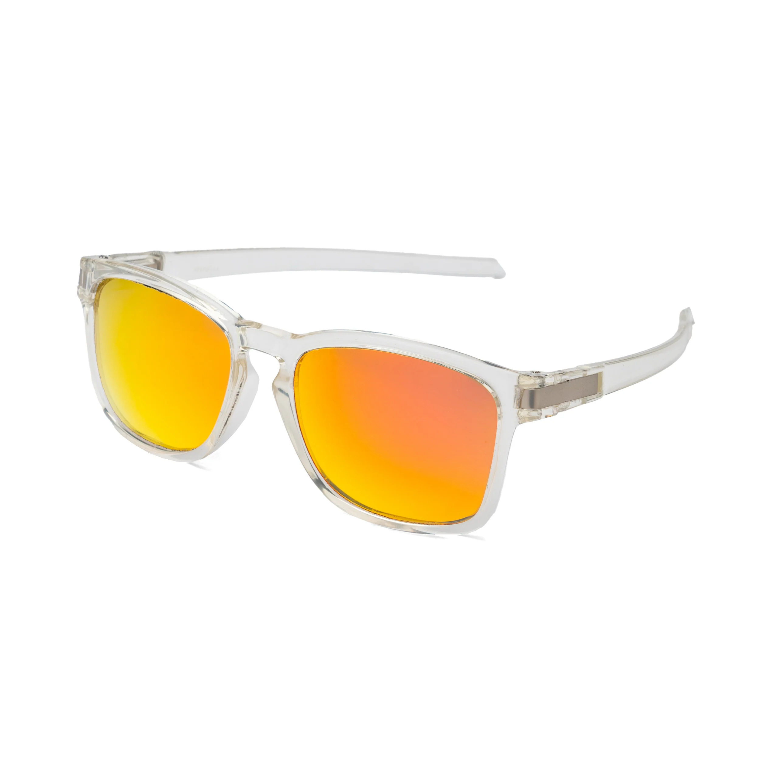 THE PRODUCER | Glossy Clear Orange Unisex UV400 HD Polarized Pro Sunglasses  For Biking Running Sports Adventure - Image 3