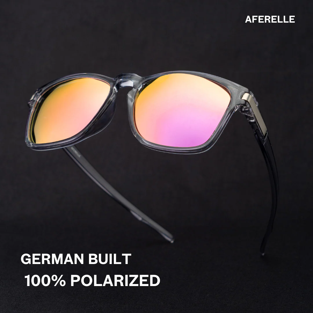 THE PRODUCER | Glossy Grey Pink Unisex UV400 HD Polarized Pro Sunglasses For Biking Running Sports Adventure - Image 3