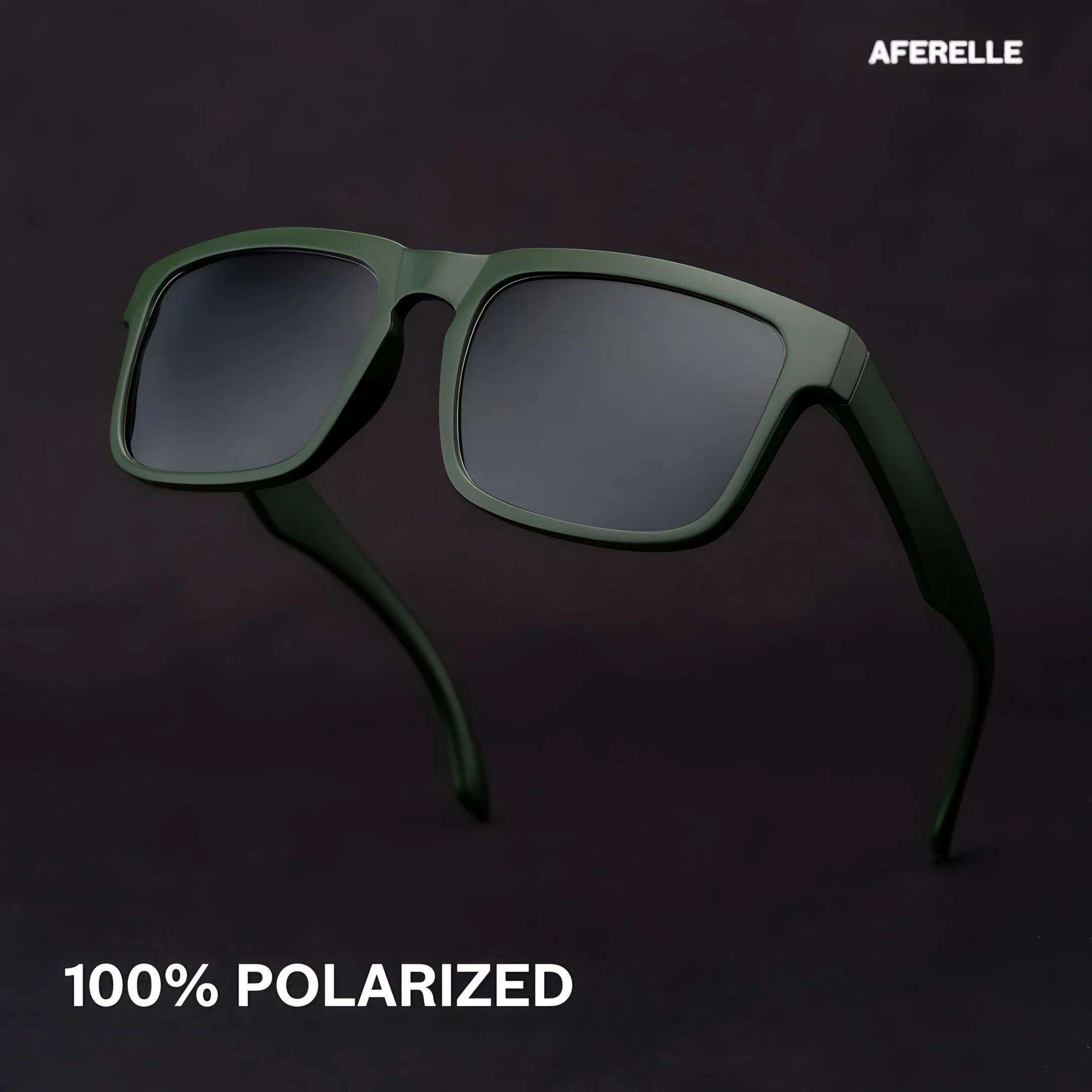 THE CHALLENGER Olive Black UV400 Polarized Sunglasses - Image 4