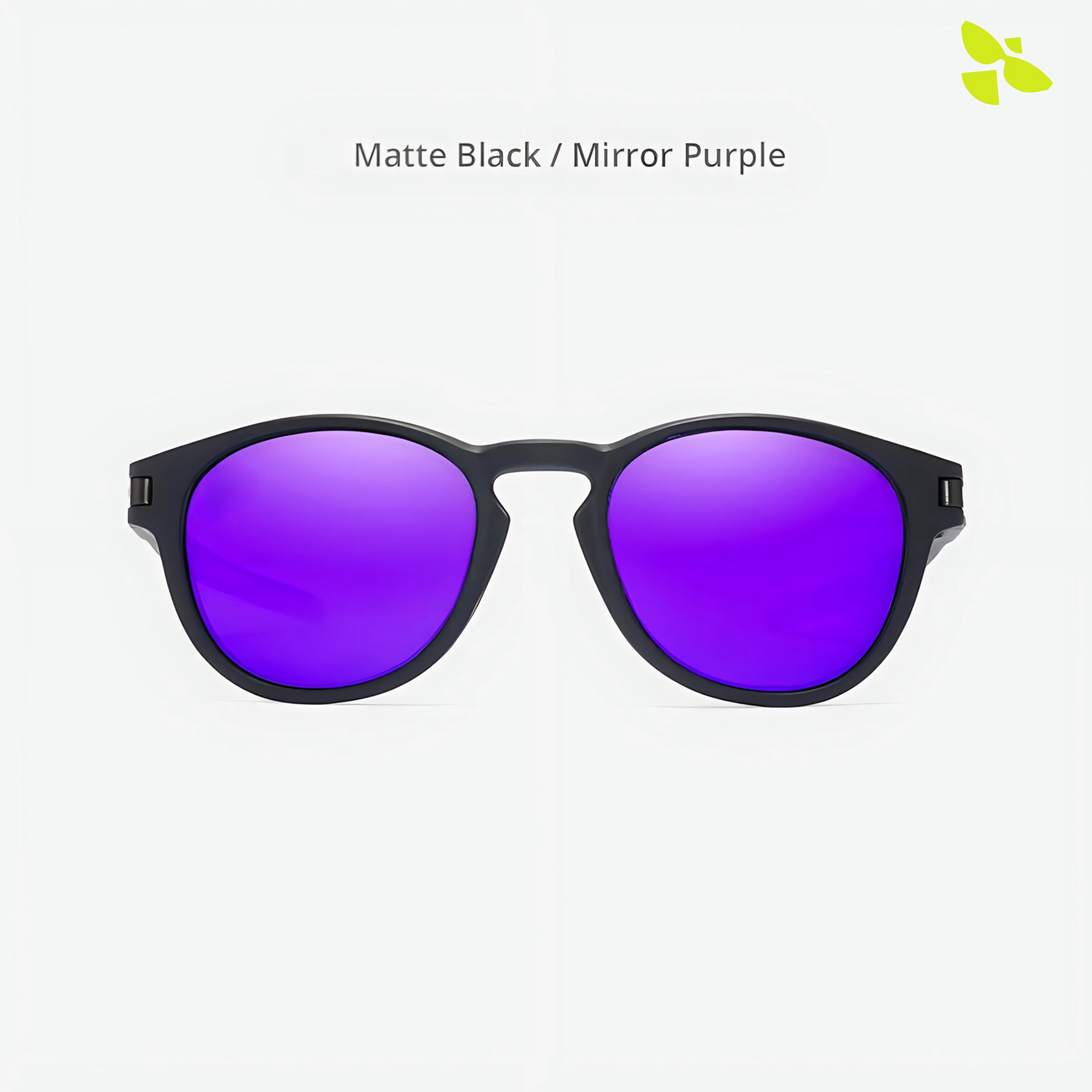 THE BOSS | Round V1 Black Mirror Purple UV400 HD  Pro Sunglasses - Image 3